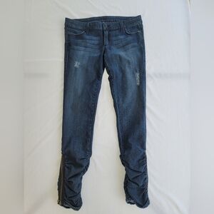 Bebe Dark Wash Skinny Blue Jeans Retro Y2K